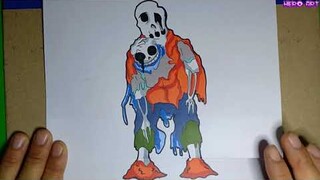 How To Draw Six Bone Undertale Fanon Cách vẽ Six bones biến Khổng Lồ