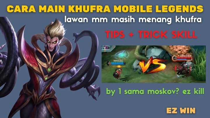 CARA MAIN KHUFRA ROAM TANK AGAR DAMAGE SAKIT, TUTORIAL DAN TIPS TRICK KUFRA MOBILE LEGENDS