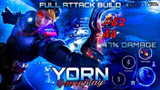 Yorn Insane 47% Damage GamePlay | ft. Ragner Seronix, Magnear Phelix | Full Damage Build | AoV | CoT