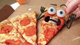 披萨在被你吃掉之前在想什么？当身边的物品都有了生命！｜油管搞笑3D动画｜【Doods】