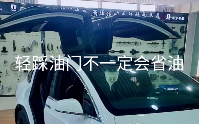 Gently pressing the accelerator doesn’t necessarily save fuel; the key is to maintain a steady speed