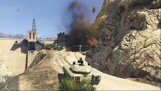 GTA 5 Sử Dụng Tất Cả Vũ Khí Mạnh Nhất Để Phá Hủy Con Đập Lớn Nhất T