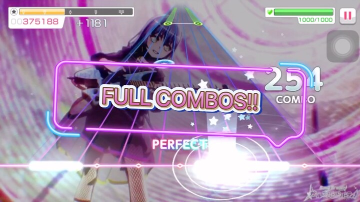 Bang Dream Gameplay [CORUSCATE -DNA-] [UNSTOPPABLE] [EXPOSE 'Burn Out!!!'] (RAISE A SUILEN)