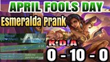 Esmeralda Prank 10deaths pero Legendary - April Fools Day