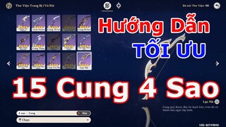 15 Cung 4 Sao Phù Hợp Với Những Nhân Vật Nào ! Đề Xuất Phù Hợp Nhân Vật | Genshin Impact