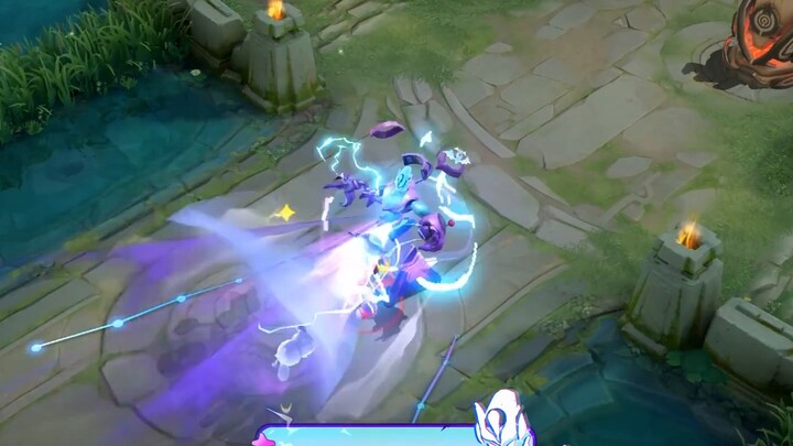 Zhong Kui's new skin [Paradise Fantasy Night] is displayed, without anchor points, it becomes a claw