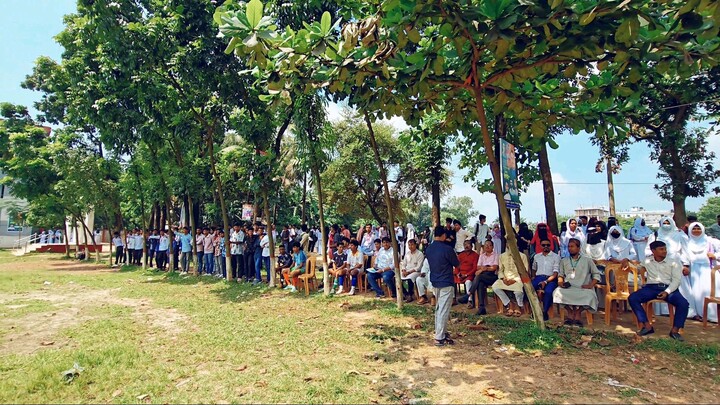 College campus playground