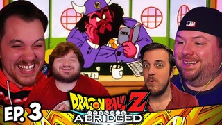 Reacting to DBZ Abridged Episode 3 Without Watching Dragon Ball Z