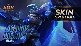 Elsu: Demonic Creation Skin Spotlight - Garena AOV (Arena of Valor)