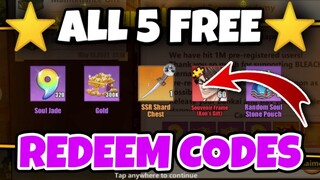 ALL 5 NEW Redeem CODES | Bleach Eternal Soul 2021