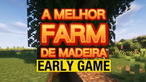 ✔️Farm de Madeira em 3 MINUTOS ! - JAVA & BEDROCK [1.21+]