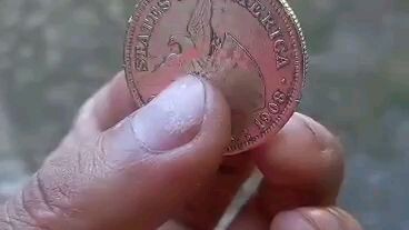 1908 1 Peso coin