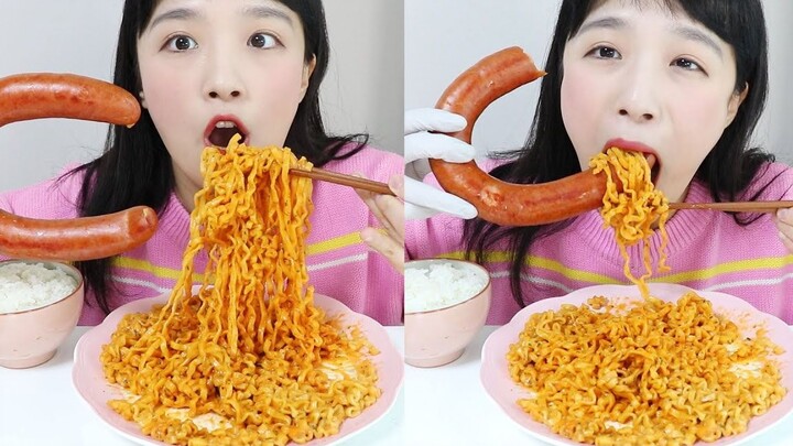 【Nado Official Chinese Subtitles】Polish Sausage and Creamy Turkey Noodles – Gurgling meaty aroma & c