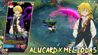 ALUCARD SKIN AS MELIODAS SCRIPT | SEVEN DEADLY SINS | FULL EFFECTS + NO PASSWORD - MOBILE LEGENDS