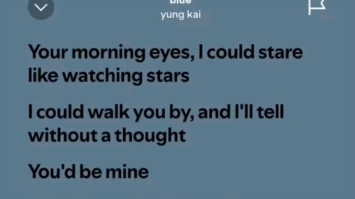 Blue (Young Kai)