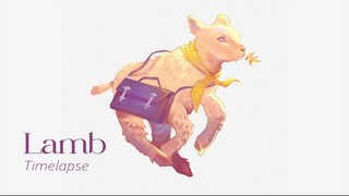 Lamb Illustration Timelapse