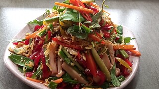 gỏi củ dền ăn tốt sức khỏe.món chay.