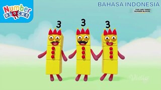 Tiga Bertiga [S2E10] | Numberblocks (Bahasa Indonesia)
