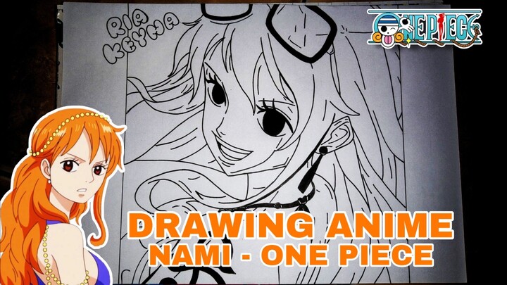 Drawing Anime with Ria Keyna | Nami - One Piece |