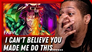 Reaction to Tanjiro Rap - "Hurricane" | FabvL ft. Sinewave Fox [Demon Slayer]