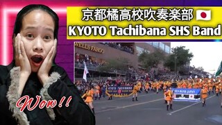 京都橘高校吹奏楽部 | Kyoto Tachibana SHS Band - Rose Parade 2018 (FIRE BALL) |First time Reaction 🇵🇭