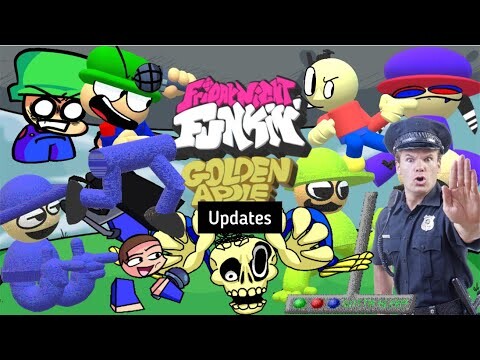 Golden Apple Updates ALL Characters 1.2 | Upcoming Characters | FNF Dave Bambi Golden Apple Updates