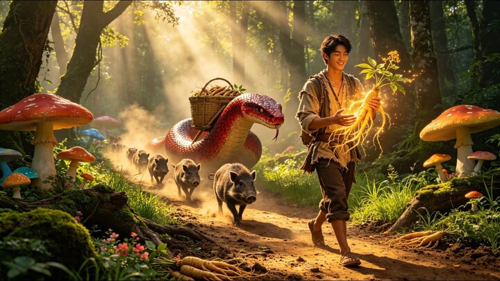 Animated Movie | A Beggar Washroom Bitten By A Burrowing Snake ....