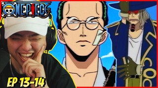 THE PÛ$Y FOOT MANUEVER 😹 || One Piece Episode 13 and 14 REACTION!!