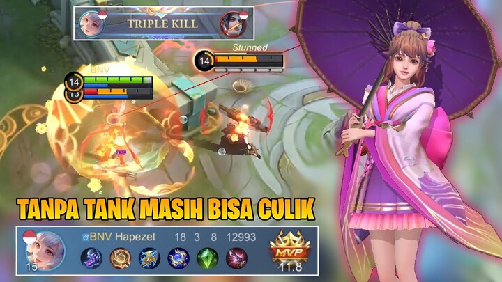Kagura Tanpa Combo Tank? Ga Masalah. Nih Kagura Solo Open War | Mobile Legends