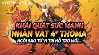 Thoma, Nhân Vật 4* Mới Sức Mạnh Như Thế Nào? Hướng Dẫn Build Thoma Hỗ Trợ Genshin Impact HydraTV