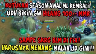 TOLONG LAH INI DI FIX.. UDH KAYA JAMAN AWAL" MAIN ML!!! GAME YG HARUSNYA MENANG MALAH JD KEK GINI!!