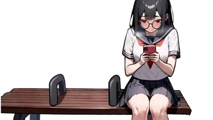 A park bench for introverts~