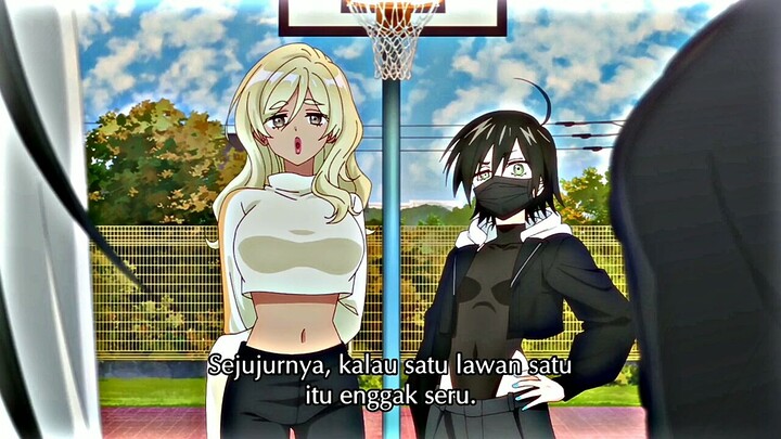 ketika shikimori dan kamiya ditantang main basket auto winn ini mah😁