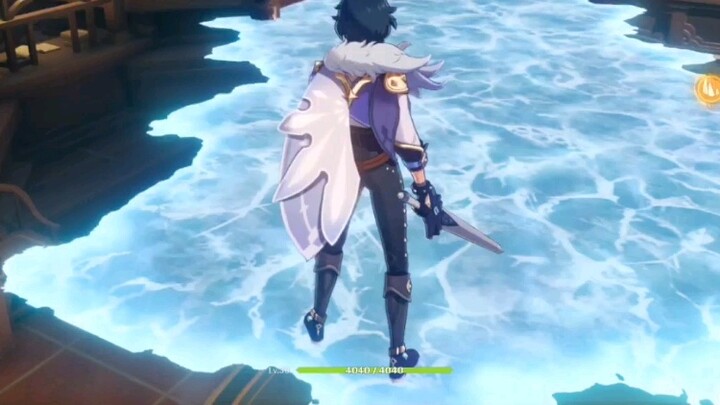 [Genshin Impact] Permukaan air tak terlihat di kamar Zhongli