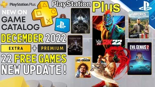 HUGE NEW PS PLUS UPDATE! 22 FREE PS+ Extra/Premium Games REVEALED (PlayStation Plus December 2022)