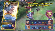 Tips Laning Phase Lawan Melissa! GUA KASIH COKLAT MELISANYA WKWK | TOP GLOBAL NATAN | MLBB