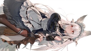 [Painting process] Super big sister and maid, come and watch me draw in the time of a song!