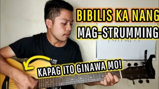 Paano mag-Strumming nang MABILIS(Beginner's Guitar Lesson)