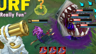 URF สนุกจริงๆ (Fizz Ult ที่น่าพอใจ 200 iq Gangplank One-shot)