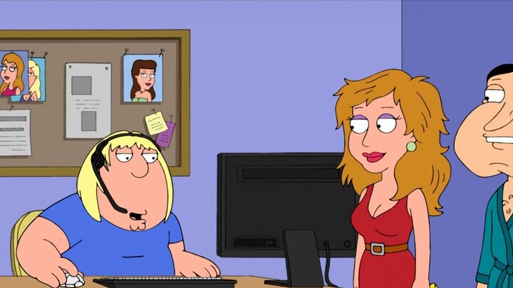 Family Guy: Ah Q's schedule is chaotic and he urgently needs a time manager like Chris