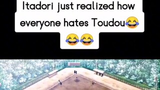 poor toudou 😂