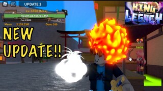 KING LEGACY UPDATE 3 IS OUT!!!