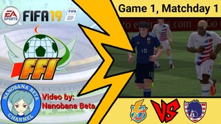 FIFA 19: Football Frontier International | Inazuma Japan 🇯🇵 VS 🇺🇲 Unicorn (Game 1, Matchday 1)