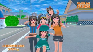 CLARA & FRIENDS [ ADA BABY GEMOY WOY !! __ SAKURA SCHOOL SIMULATOR