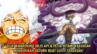 EDAN! LUFFY TERDESAK! SEKALI TATAP, KEPALA MELEDAK! KEKUATAN GILA DF GOROSEI SATURN! ONE PIECE