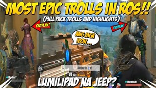 THE MOST EPIC TROLLS IN ROS!"JUMPING JEEP"(RANDOM MONTAGES/HIGHLIGHTS)