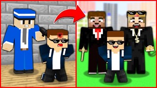 ZENGİN VE FAKİR MAFYA OLDU, KEREM KOMİSER'İ KURTARDI! 😱 - Minecraft