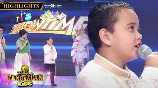 Kim tries to tell the story of the song "Too Much Love Will Kill You" | Tawag Ng Tanghalan Kids