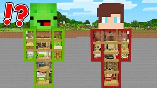 Mikey vs JJ Secret Underground Base Survival Battle Challenge in Minecraft