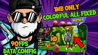 Fix lag Colorful Graphics Config 1mb only Fix All Bugs Cape town Mil Factory Free Fire Config 90fps